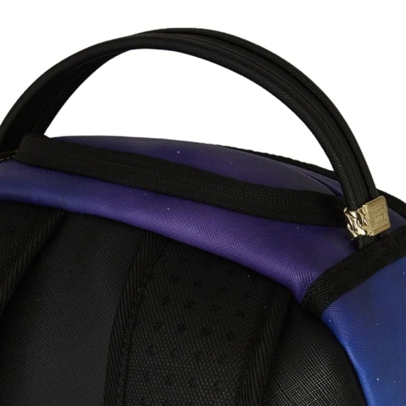 Sprayground Royal Blue Purple Drip Shark Galaxy Takeover Backpack NWT